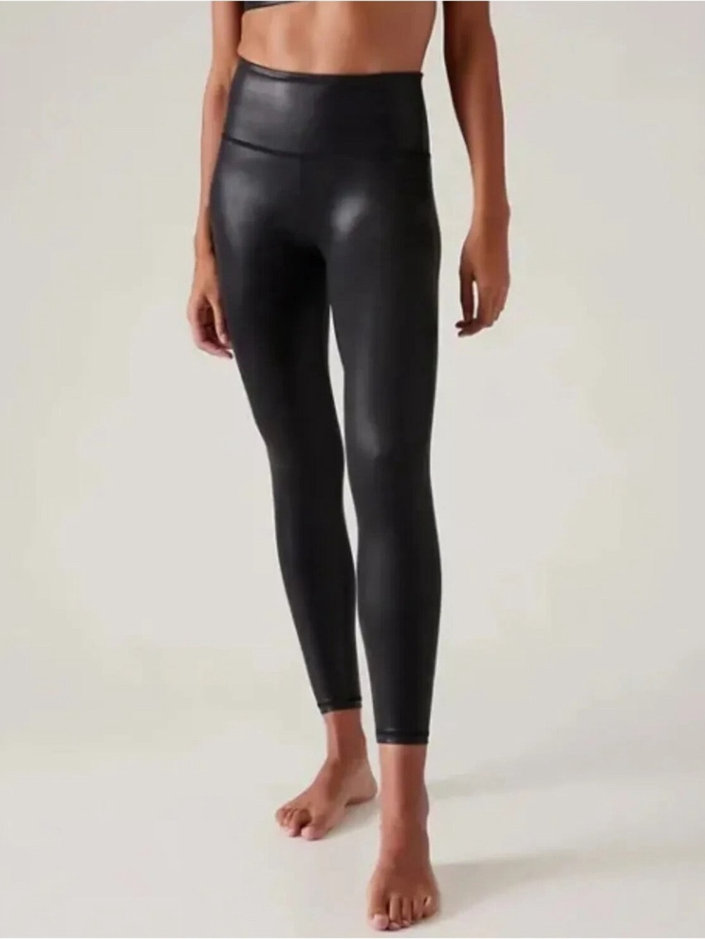 Athleta Elation Shine Black High-Waist Leggings